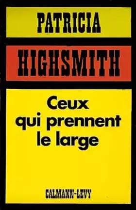 Couverture du produit · Ceux qui prennent le large