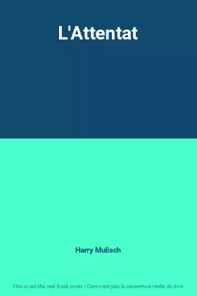 Couverture du produit · L'Attentat