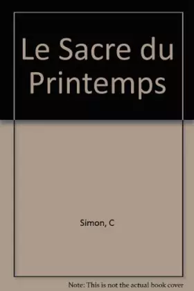 Couverture du produit · Le sacre du printemps