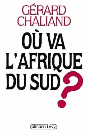 Couverture du produit · Où va l'Afrique du Sud ?