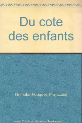 Couverture du produit · Du côté des enfants