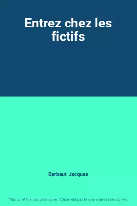 Couverture du produit · Entrez chez les fictifs