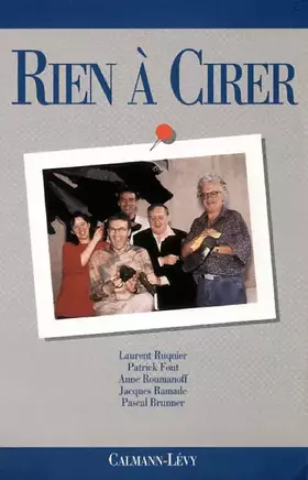 Couverture du produit · Rien à cirer