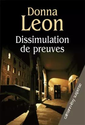 Couverture du produit · Dissimulation de preuves