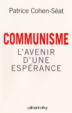 Couverture du produit · Communisme : L'avenir d'une espérance