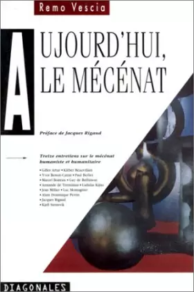 Couverture du produit · Aujourd'hui le Mécenat