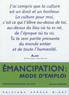 Couverture du produit · Emancipation : mode d'emploi