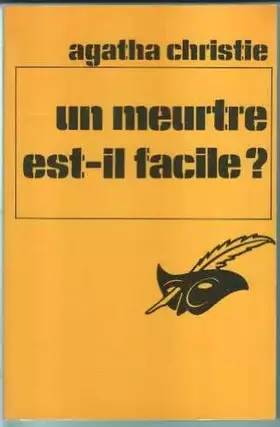 Couverture du produit · Un meurtre est-il facile ?