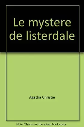 Couverture du produit · Le mystere de listerdale