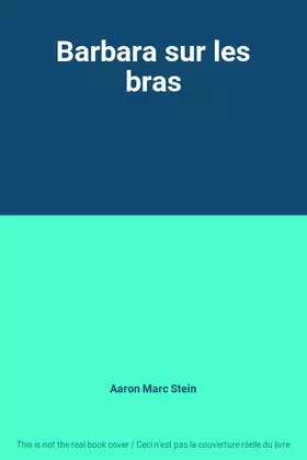 Couverture du produit · Barbara sur les bras