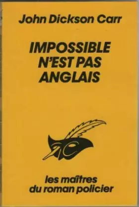 Couverture du produit · Impossible n'est pas anglais