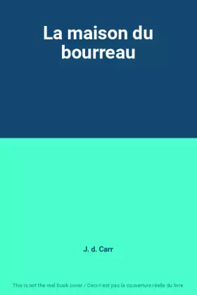 Couverture du produit · La maison du bourreau