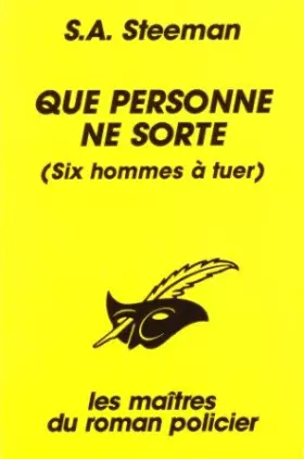 Couverture du produit · Que personne ne sorte