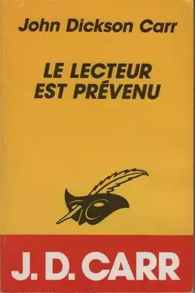 Couverture du produit · Le lecteur est prevenu