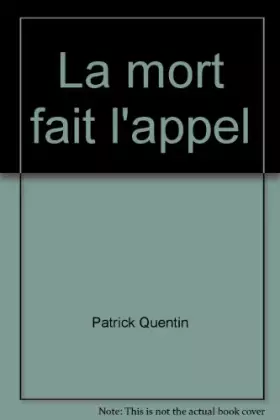 Couverture du produit · La mort fait l'appel