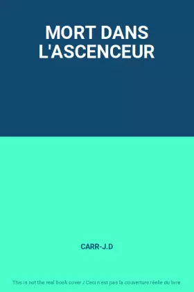 Couverture du produit · MORT DANS L'ASCENCEUR