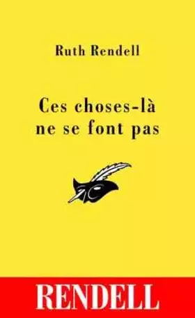 Couverture du produit · Ces choses-là ne se font pas