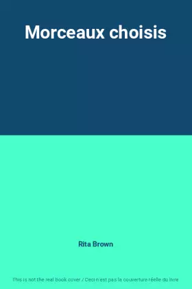 Couverture du produit · Morceaux choisis