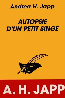 Couverture du produit · Autopsie d'un petit singe : [nouvelles]