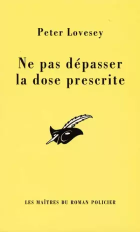 Couverture du produit · Ne pas dépasser la dose prescrite