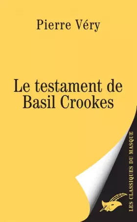 Couverture du produit · Le testament de Basil Crookes