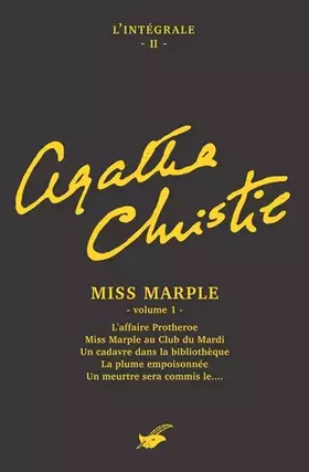 Couverture du produit · Miss Marple - Volume 1 (intégrale t.2)