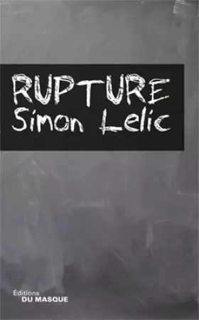 Couverture du produit · Rupture - (AD)