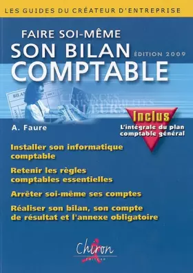 Couverture du produit · Faire soi-même son bilan comptable