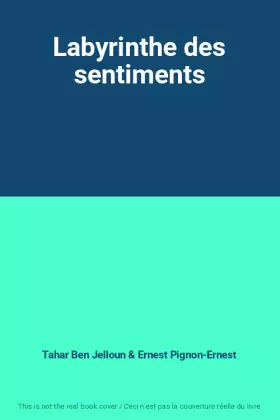 Couverture du produit · Labyrinthe des sentiments