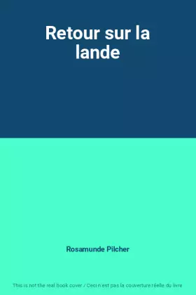 Couverture du produit · Retour sur la lande