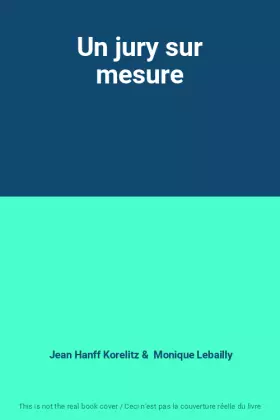 Couverture du produit · Un jury sur mesure