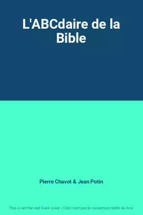 Couverture du produit · L'ABCdaire de la Bible