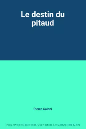 Couverture du produit · Le destin du pitaud