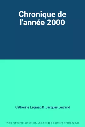 Couverture du produit · Chronique de l'année 2000