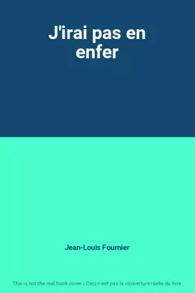 Couverture du produit · J'irai pas en enfer