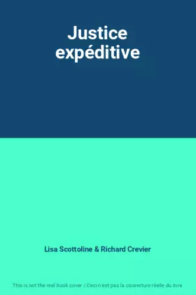Couverture du produit · Justice expéditive