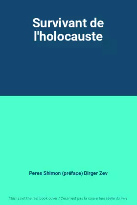 Couverture du produit · Survivant de l'holocauste