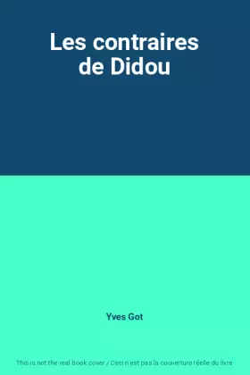 Couverture du produit · Les contraires de Didou