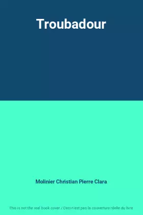 Couverture du produit · Troubadour