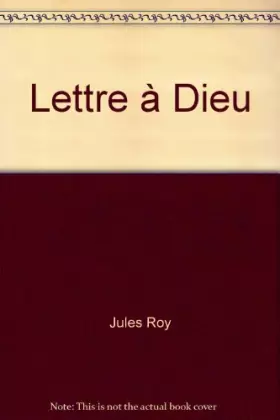Couverture du produit · Lettre à Dieu