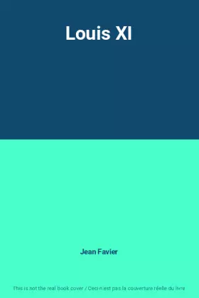 Couverture du produit · Louis XI