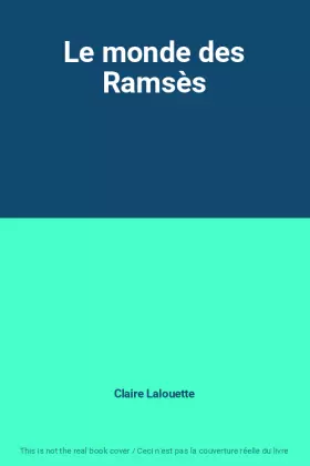 Couverture du produit · Le monde des Ramsès