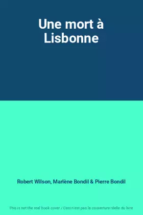 Couverture du produit · Une mort à Lisbonne