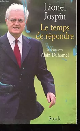 Couverture du produit · Le temps de répondre
