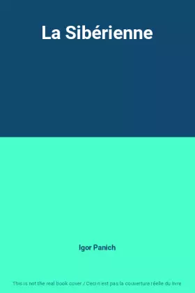 Couverture du produit · La Sibérienne