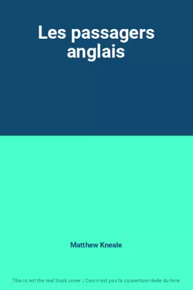 Couverture du produit · Les passagers anglais