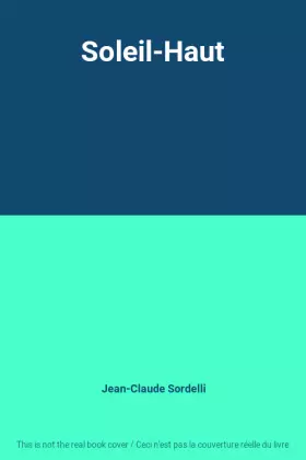 Couverture du produit · Soleil-Haut