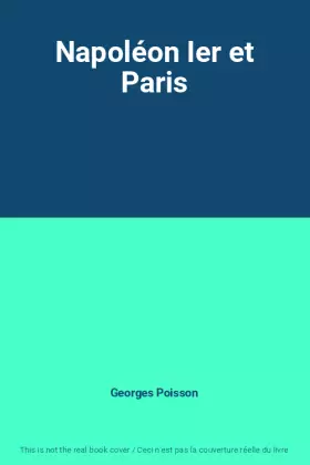 Couverture du produit · Napoléon Ier et Paris