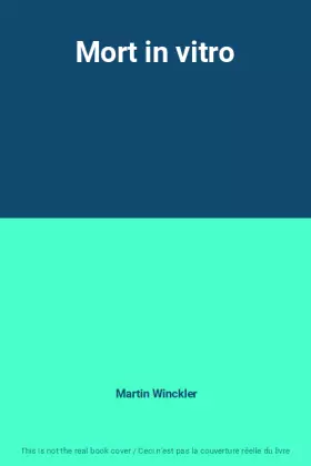Couverture du produit · Mort in vitro