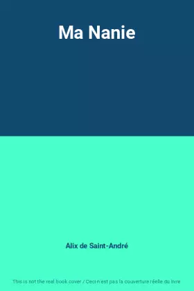 Couverture du produit · Ma Nanie